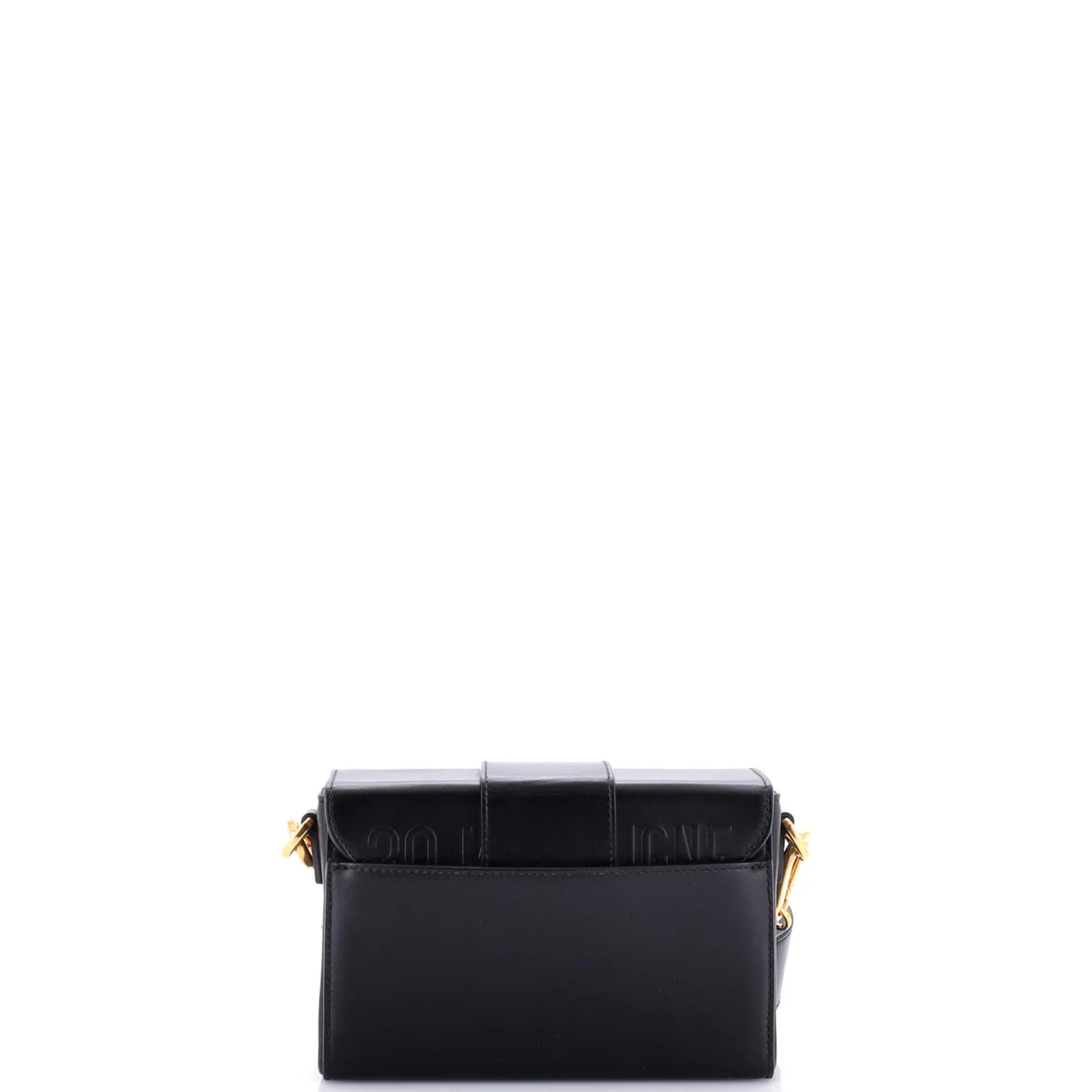 30 Montaigne Box Bag Leather - Deep Luxury