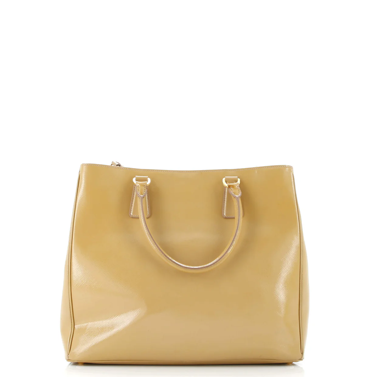 Lux Open Tote Vernice Saffiano Leather Tall - Deep Luxury