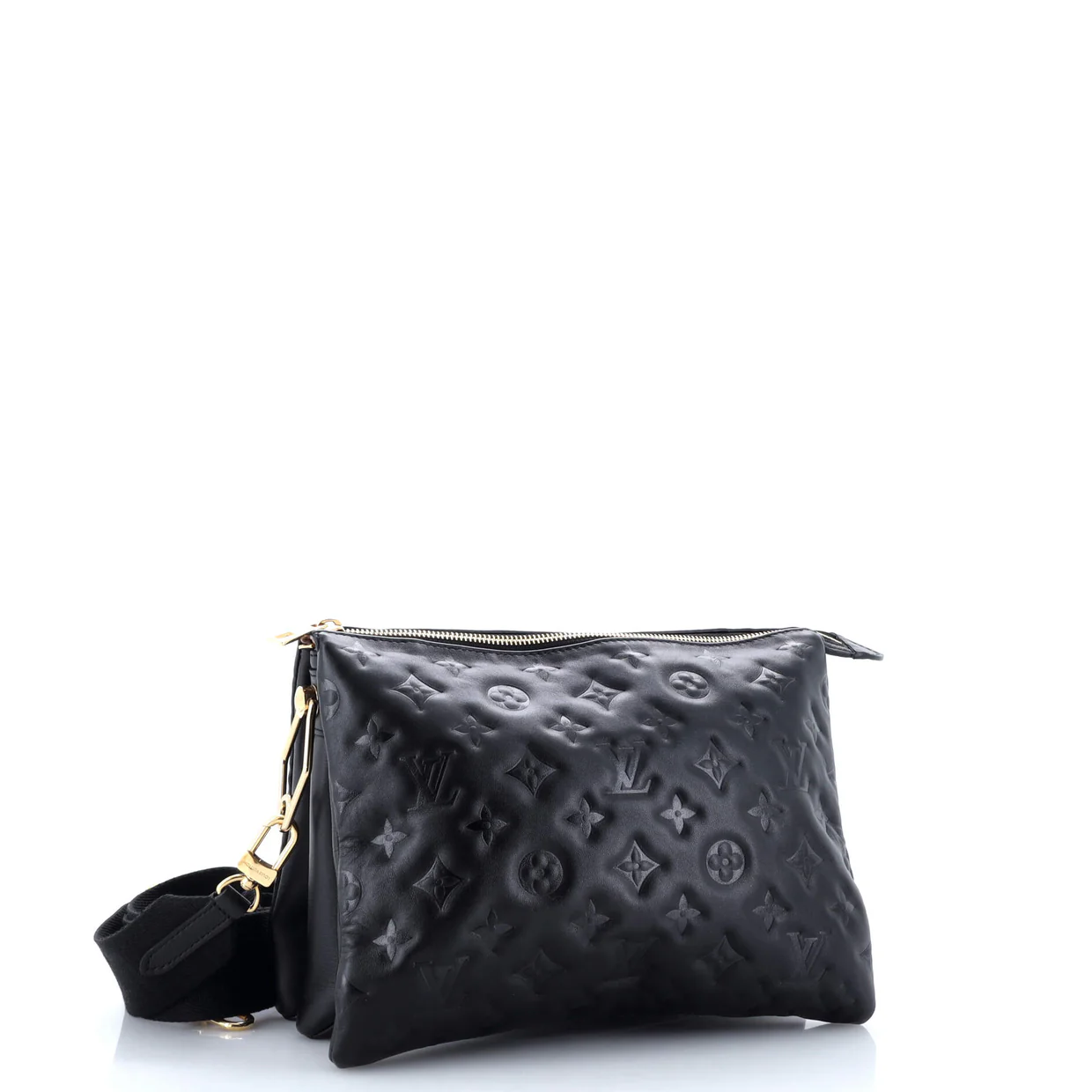 Coussin Bag Monogram Embossed Lambskin PM - Deep Luxury