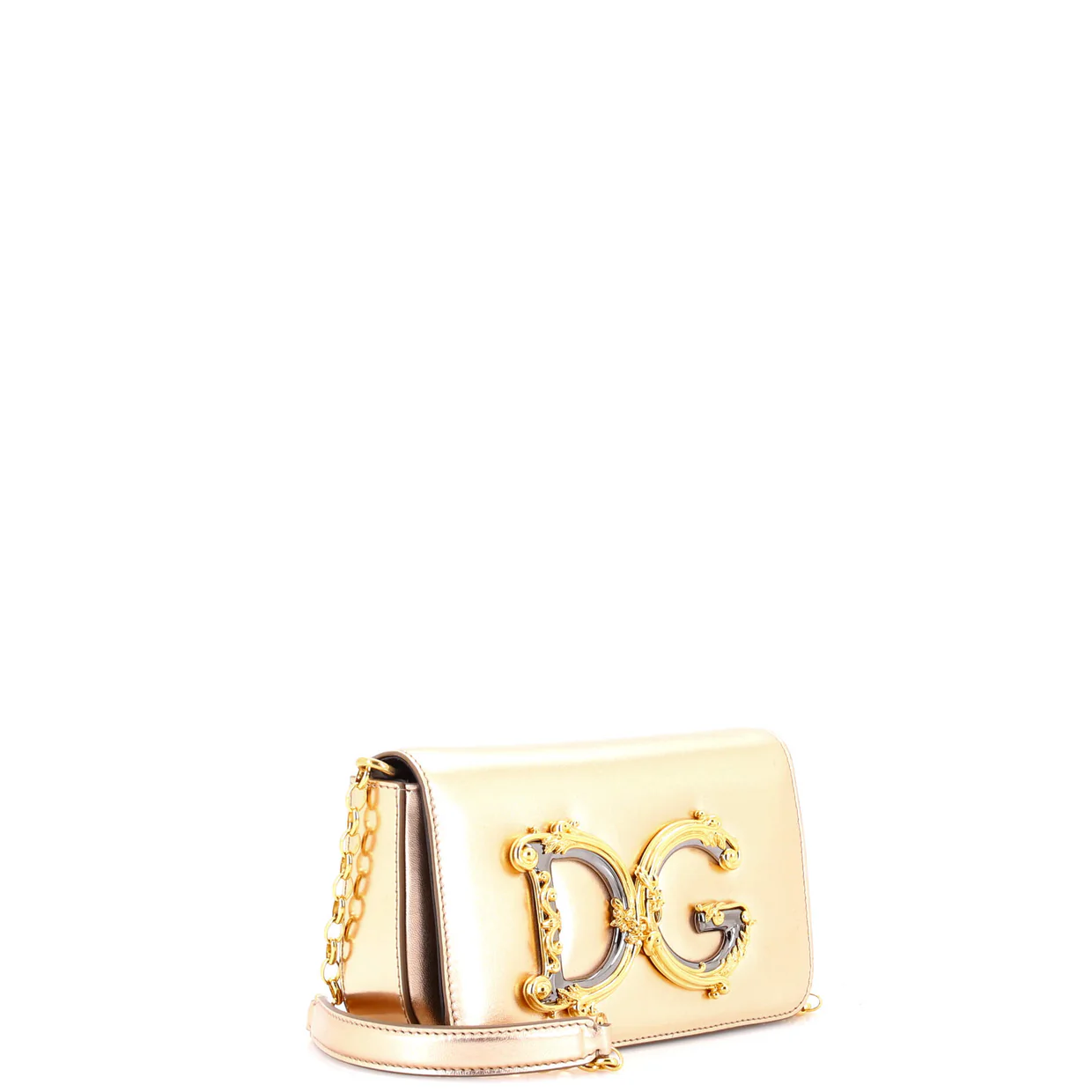 DG Girls Flap Bag Embellished Leather Mini - Deep Luxury
