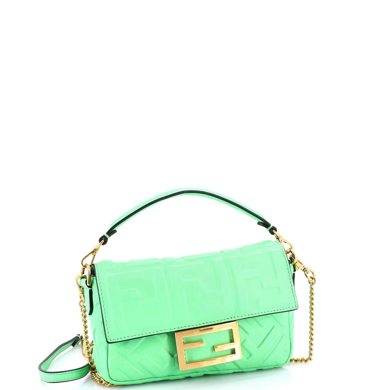 Baguette NM Bag Zucca Embossed Leather Mini - Deep Luxury