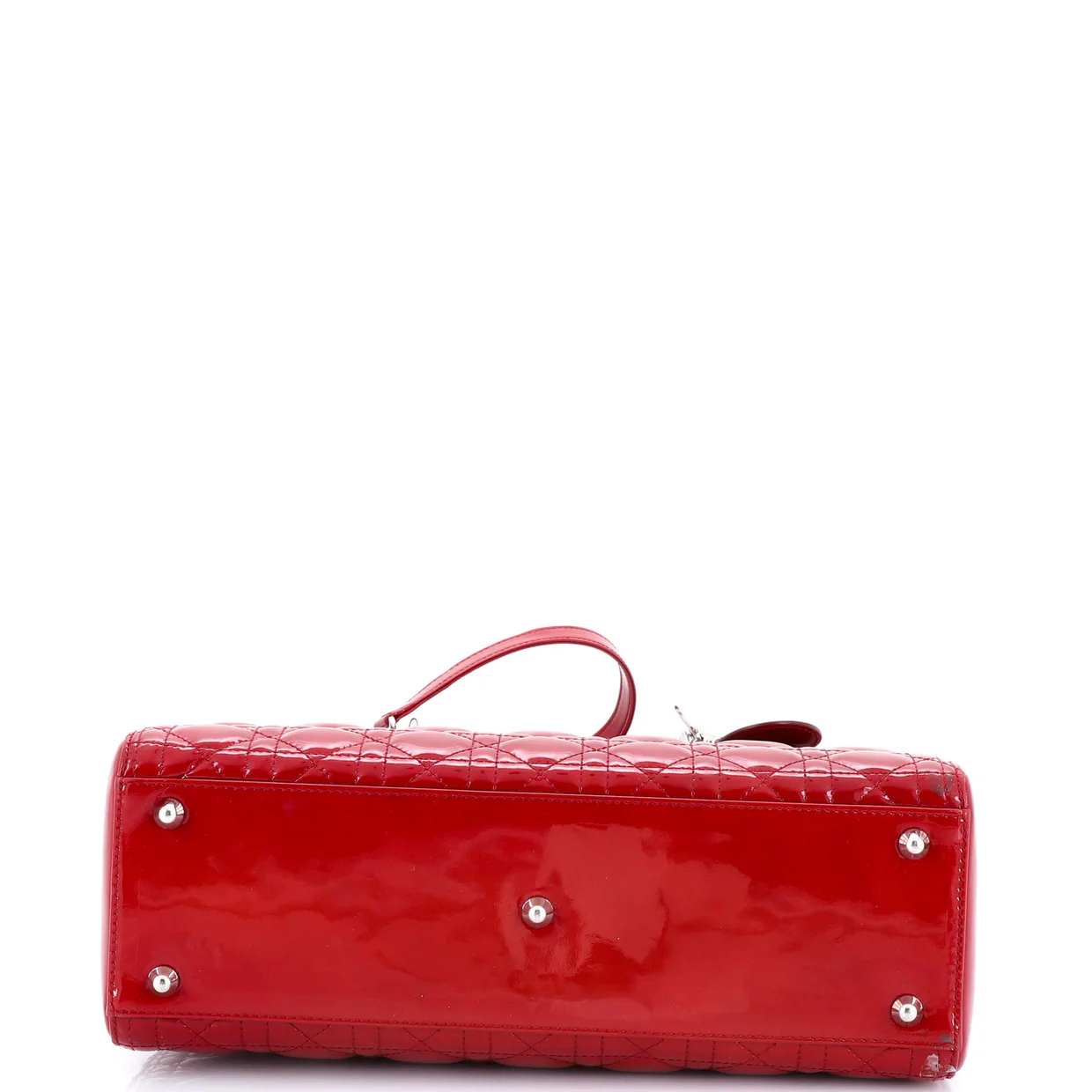 Lady Dior Bag Cannage Quilt Patent Large - Deep Luxury