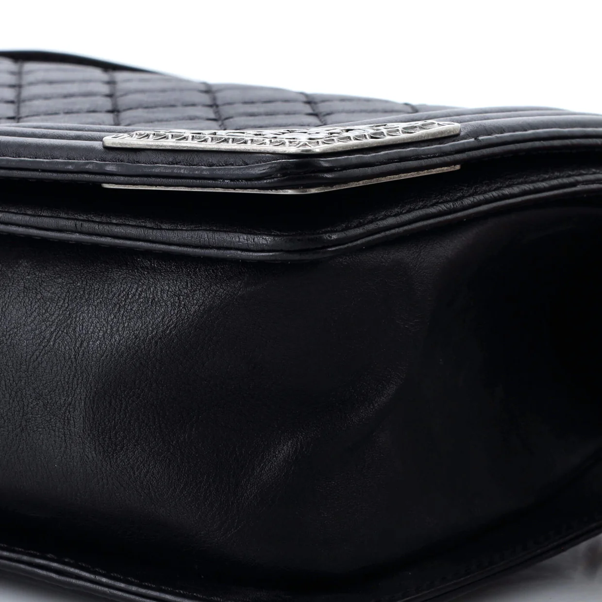 Paris-Dallas Boy Flap Bag Quilted Calfskin with Metal Adornments Old Medium - Deep Luxury