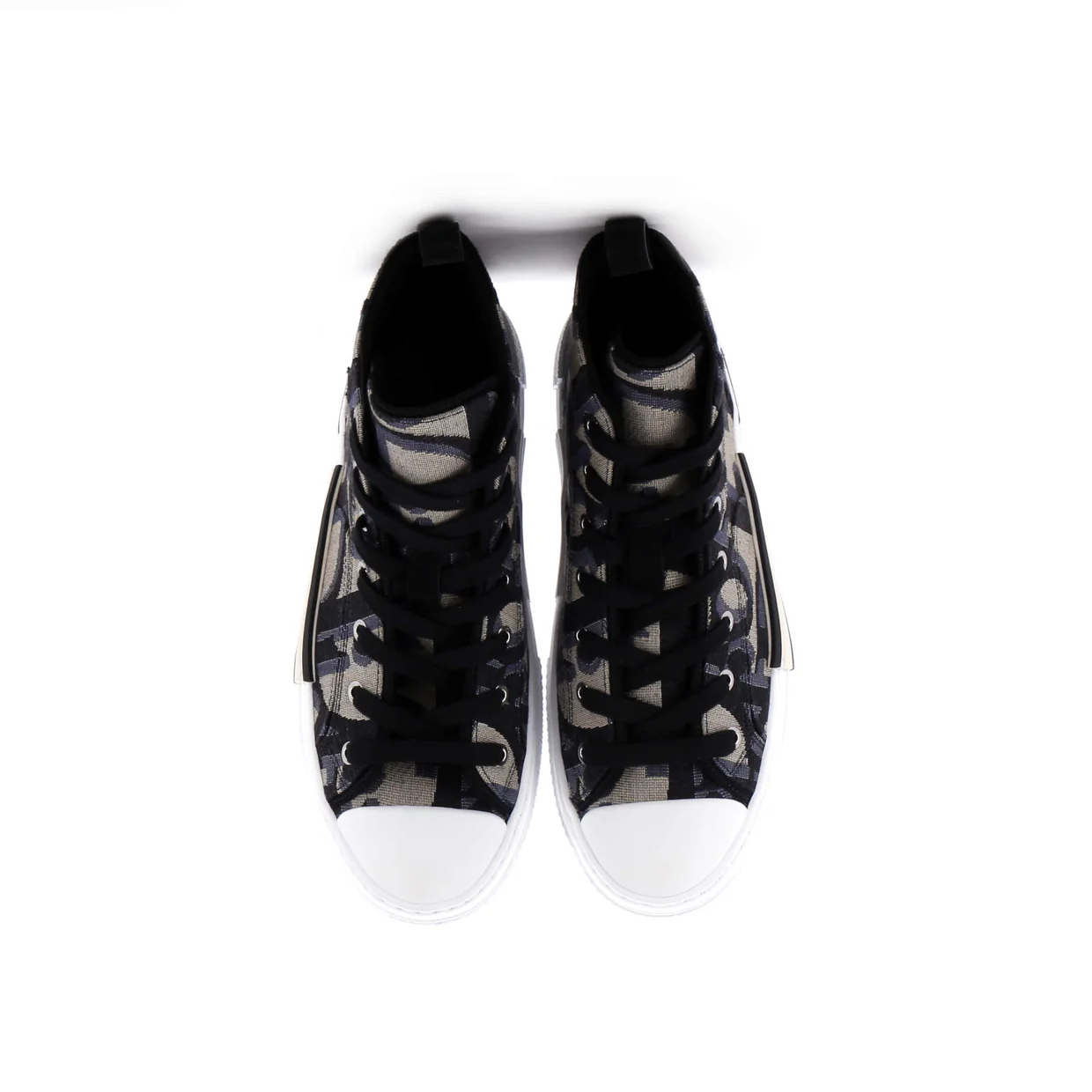 Men's B23 High-Top Sneakers Maxi Oblique Canvas - Deep Luxury