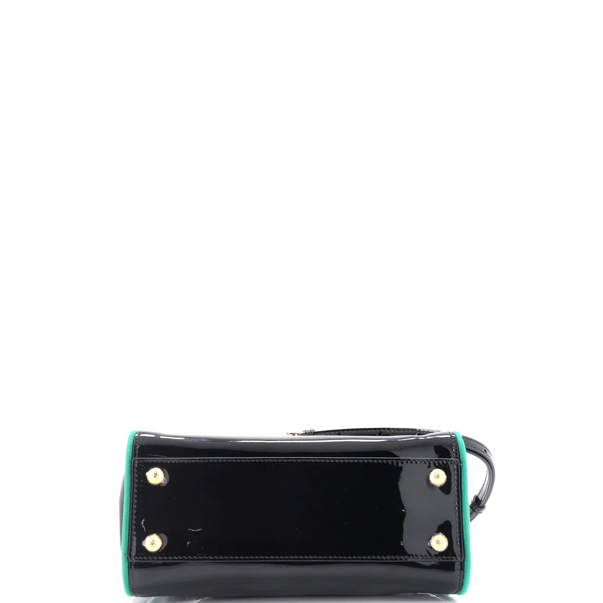 Resin Handle Peekaboo Bag Patent Mini - Deep Luxury