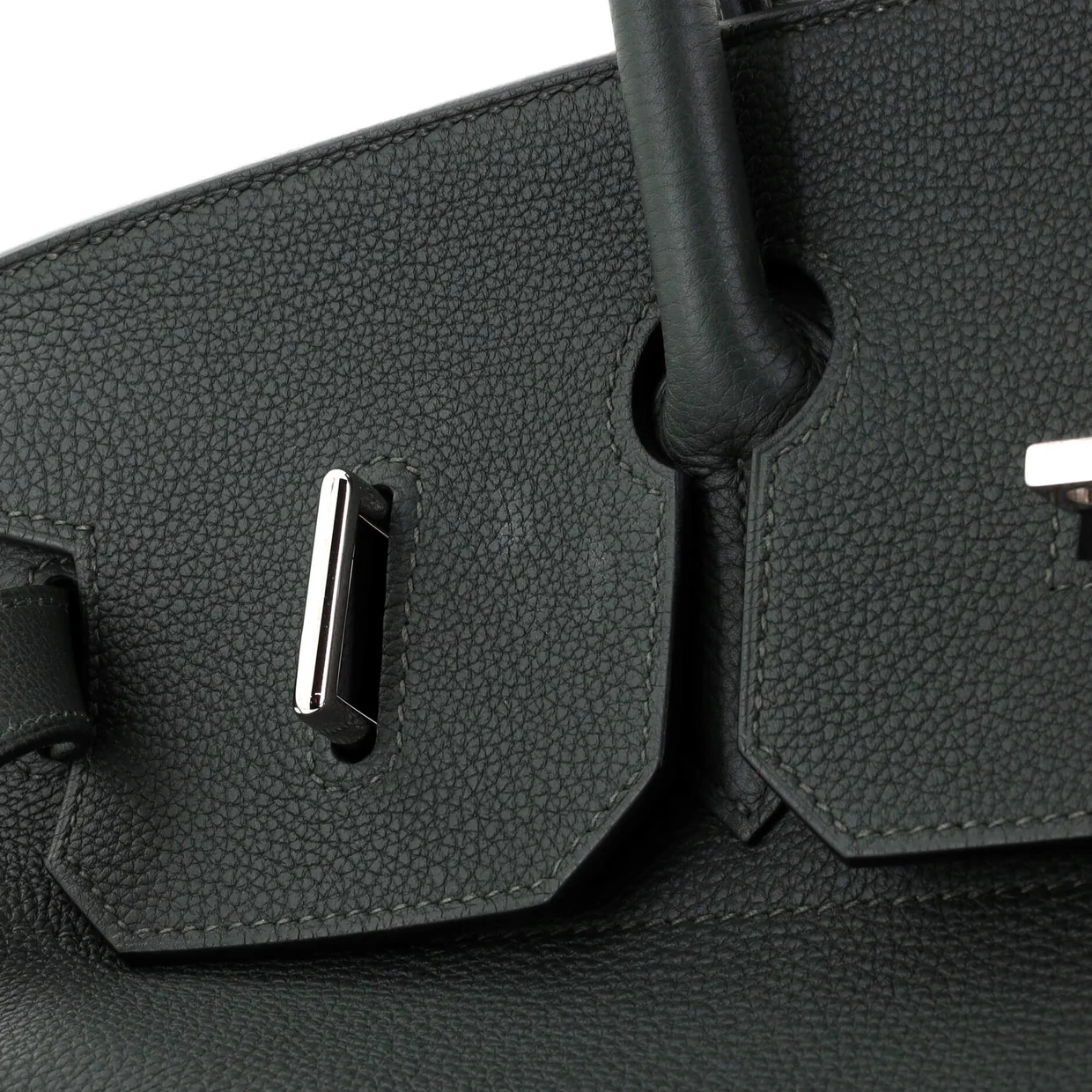 HAC Birkin Bag Vert Foncé Togo with Palladium Hardware 40 - Deep Luxury