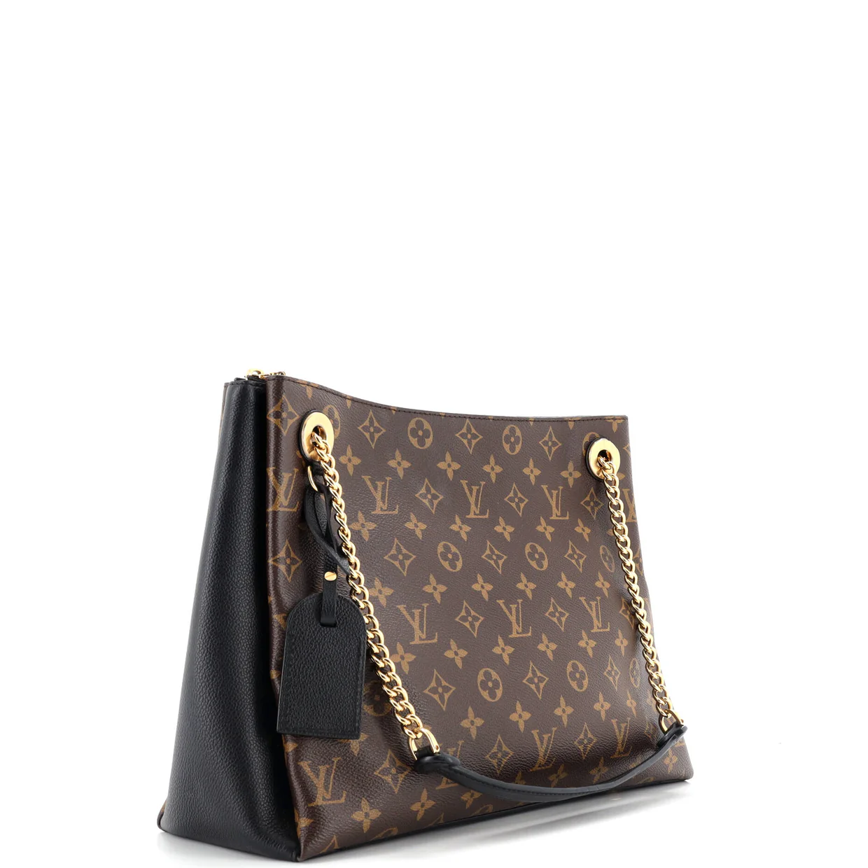 Surene Handbag Monogram Canvas with Leather MM - Deep Luxury