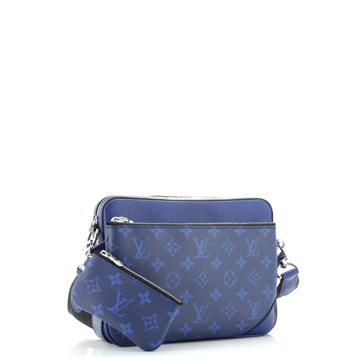 Trio Messenger Bag Monogram Taigarama - Deep Luxury