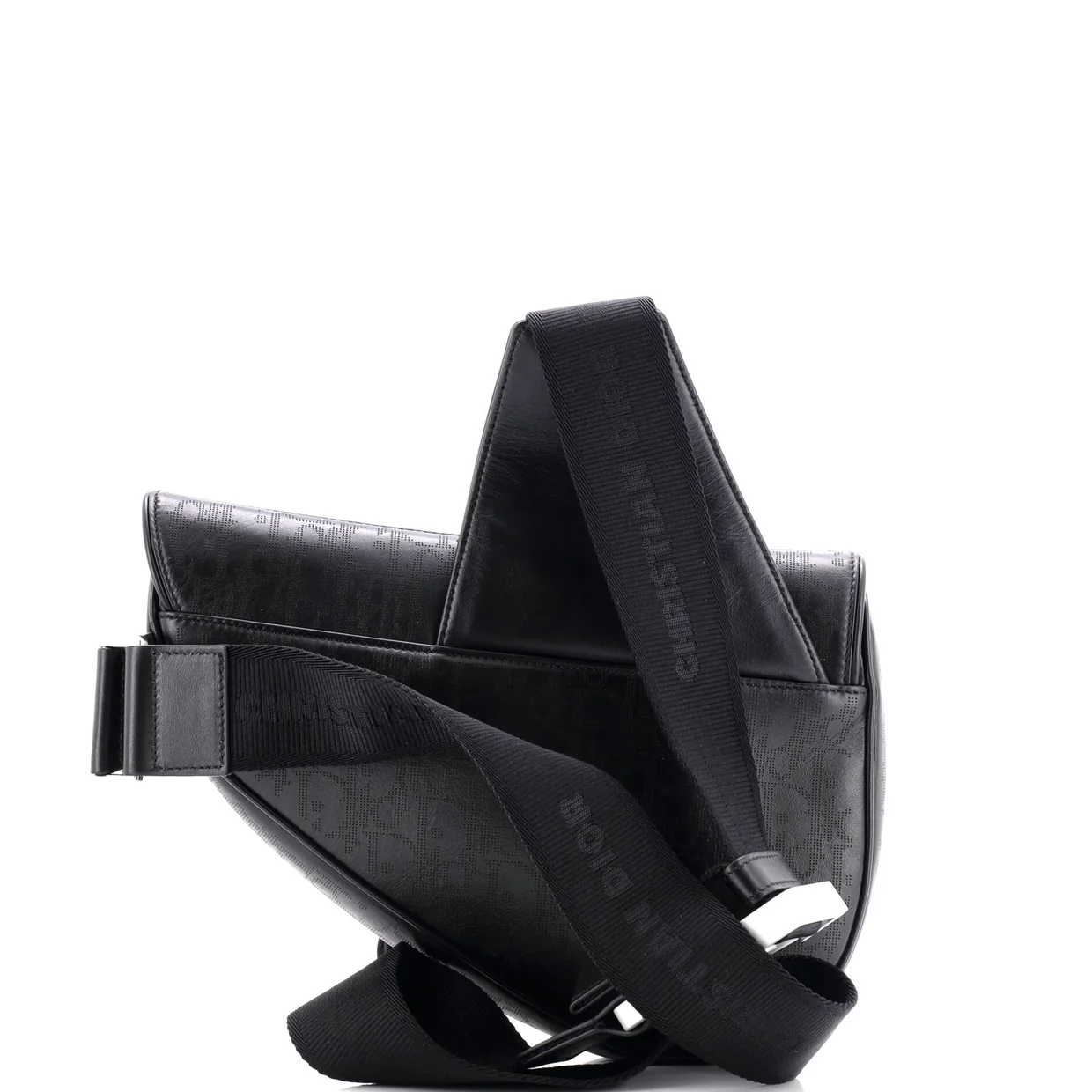 Saddle Crossbody Bag Oblique Galaxy Leather - Deep Luxury