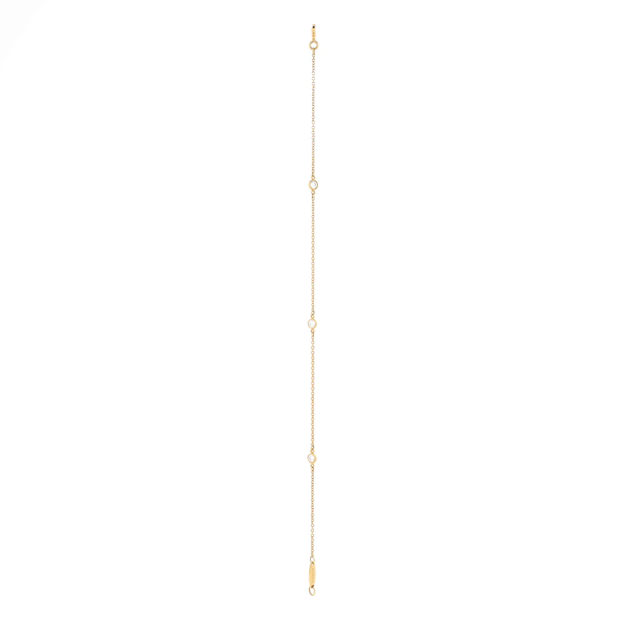 Elsa Peretti Diamonds by the Yard 3 Stone Bracelet 18K Yellow Gold with Diamonds - Deep Luxury