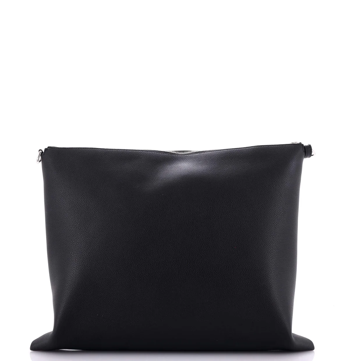 After Zip Shoulder Bag Leather Large - Deep Luxury