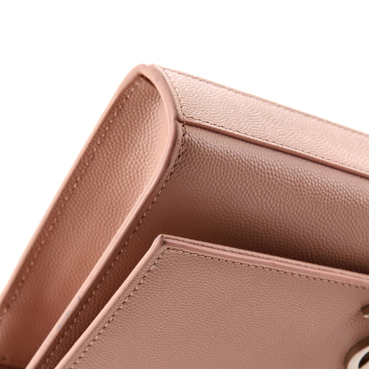 Classic Monogram Tassel Crossbody Bag Grainy Leather Small - Deep Luxury