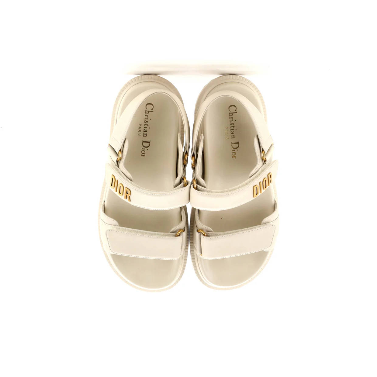 Women's DiorAct Sandals Leather - Deep Luxury