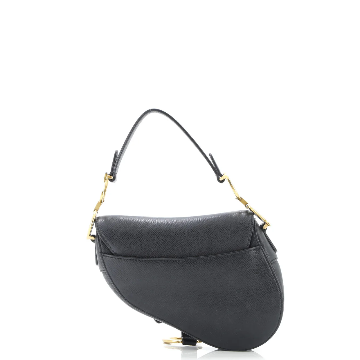 Saddle Handbag Leather Mini - Deep Luxury
