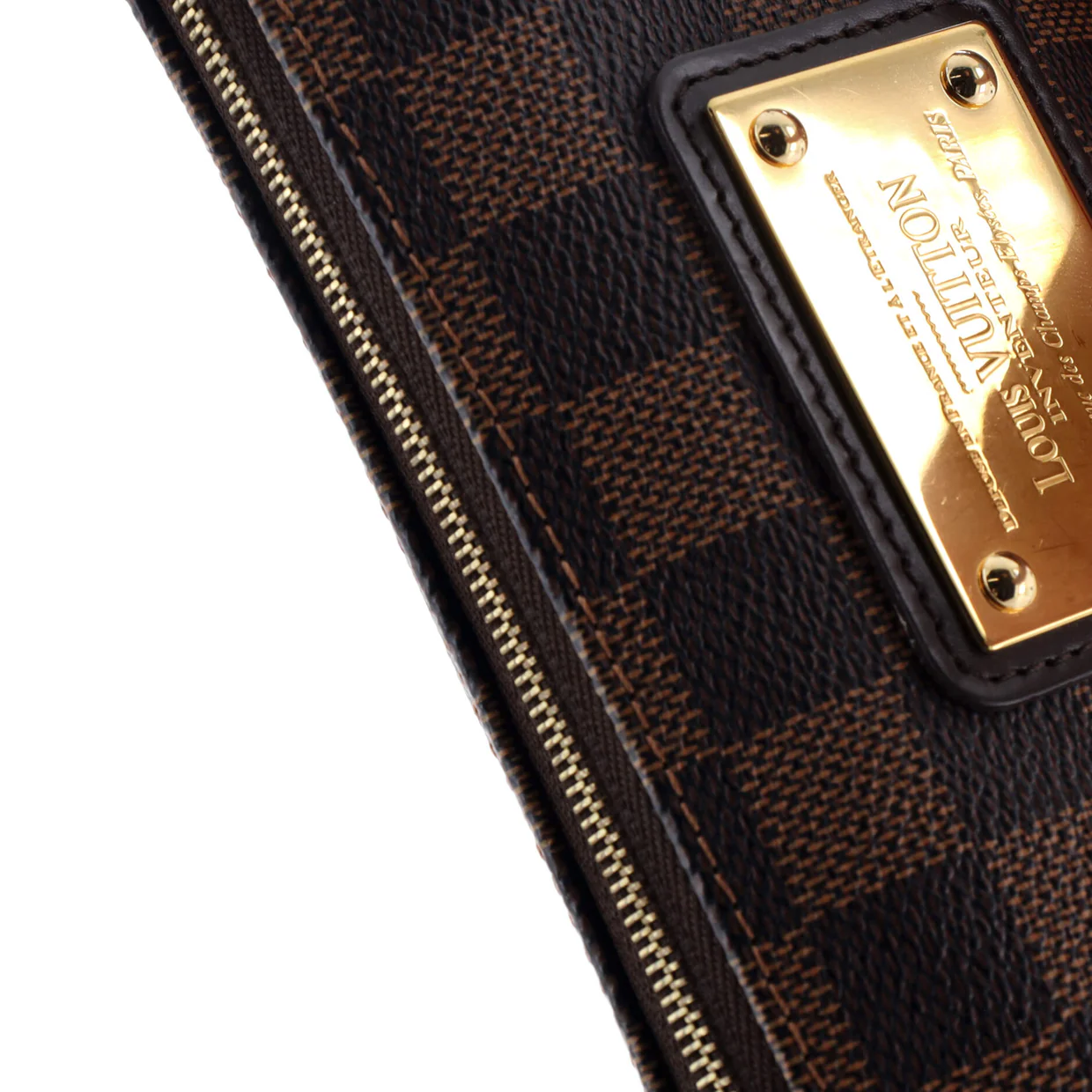 Eva Handbag Damier - Deep Luxury