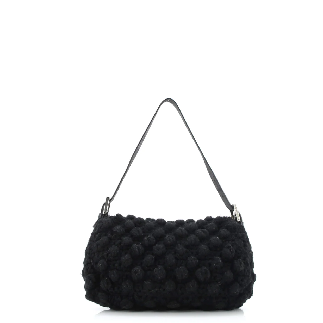 Baguette Bag Knit Fabric Small - Deep Luxury