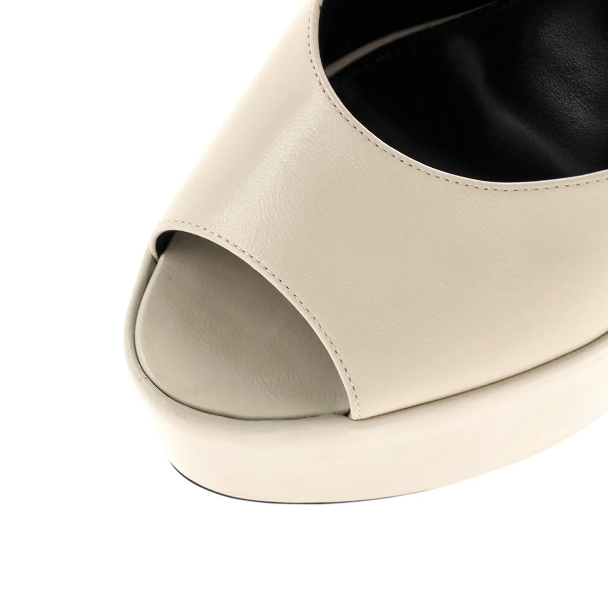 Women's Jodie Platform Heeled Sandals Leather - Deep Luxury