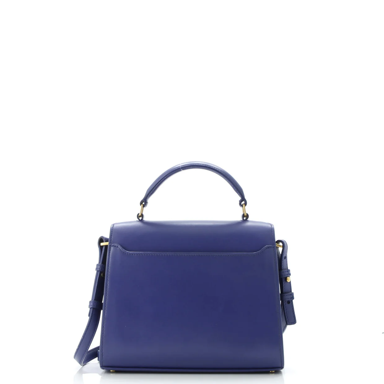 Cassandra Top Handle Bag Leather Mini - Deep Luxury