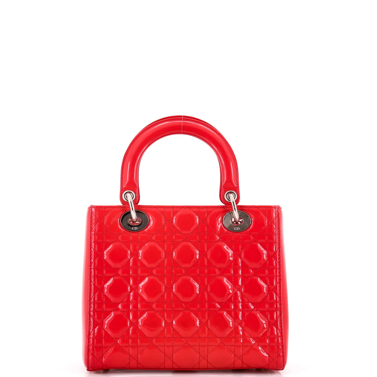 Lady Dior Bag Cannage Quilt Patent Medium - Deep Luxury