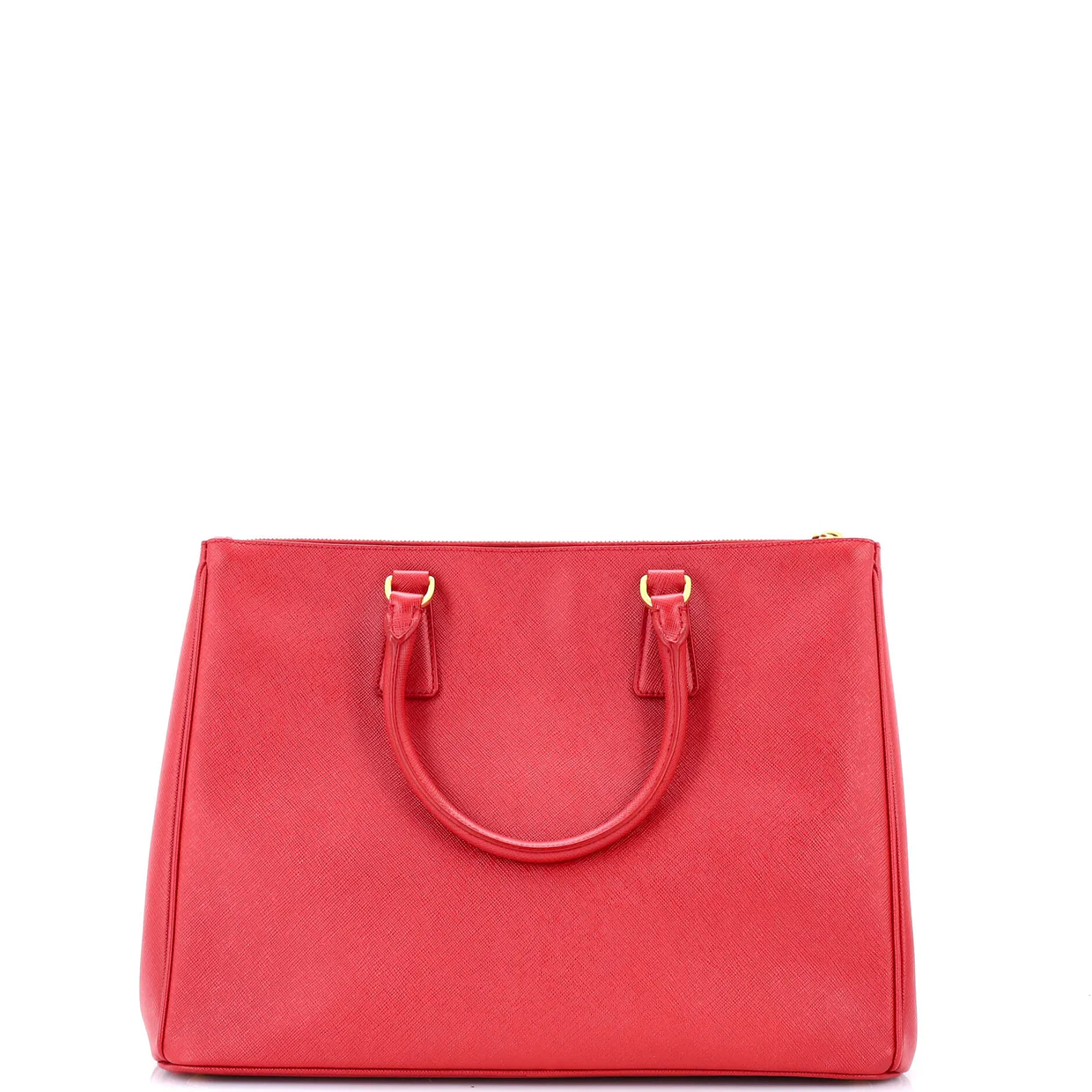 Double Zip Lux Tote Saffiano Leather Large - Deep Luxury