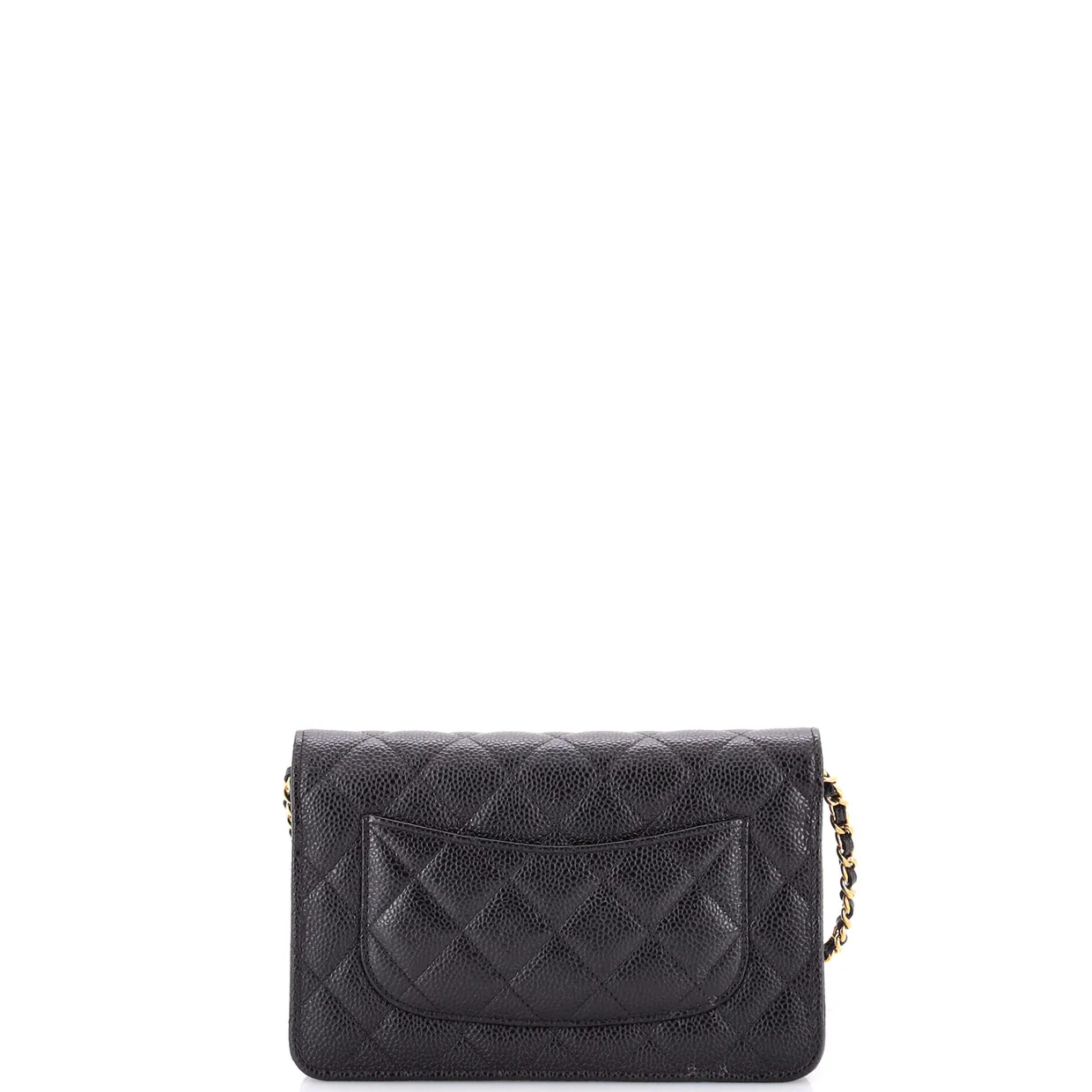 Wallet on Chain Quilted Caviar - Deep Luxury
