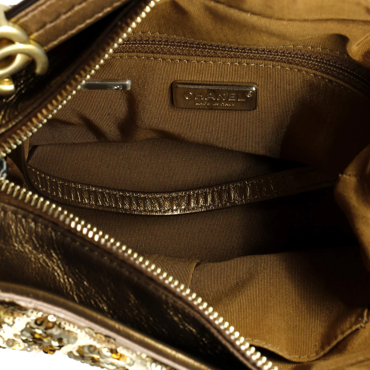 Gabrielle Hobo Sequins Small - Deep Luxury