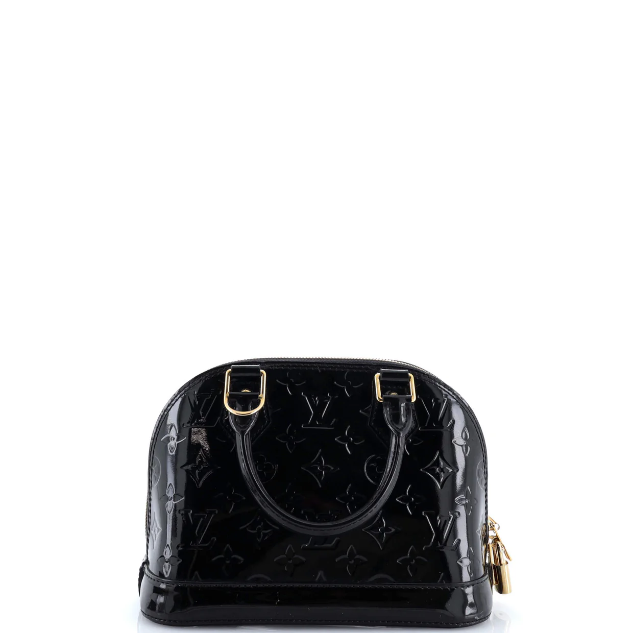 Alma Handbag Monogram Vernis BB - Deep Luxury