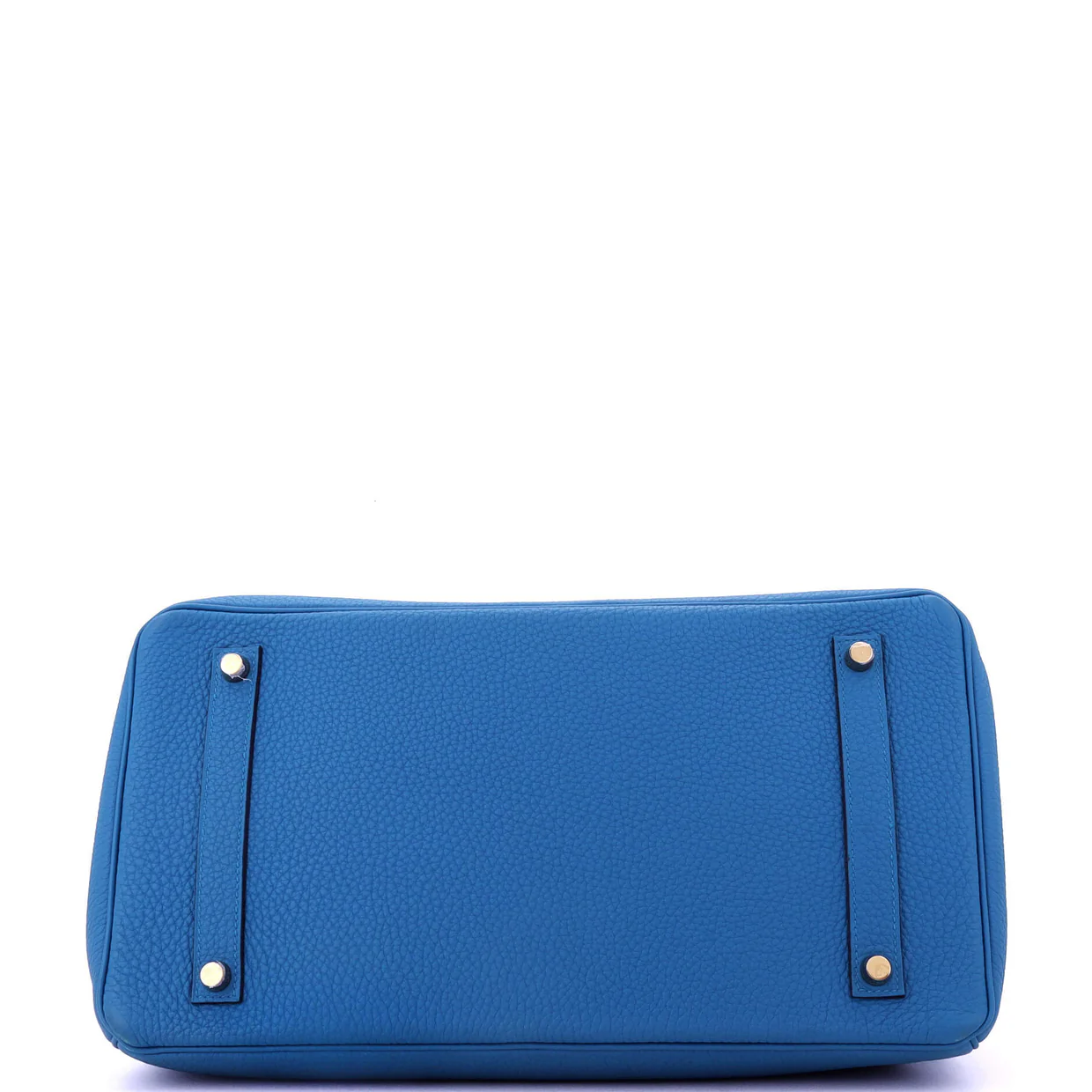 Birkin Handbag Bleu Zellige Togo with Gold Hardware 35 - Deep Luxury