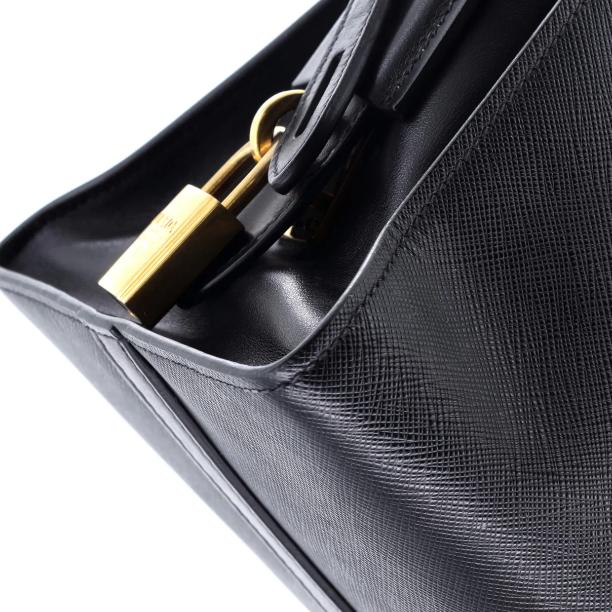 Esplanade Tote Saffiano with City Calf Medium - Deep Luxury