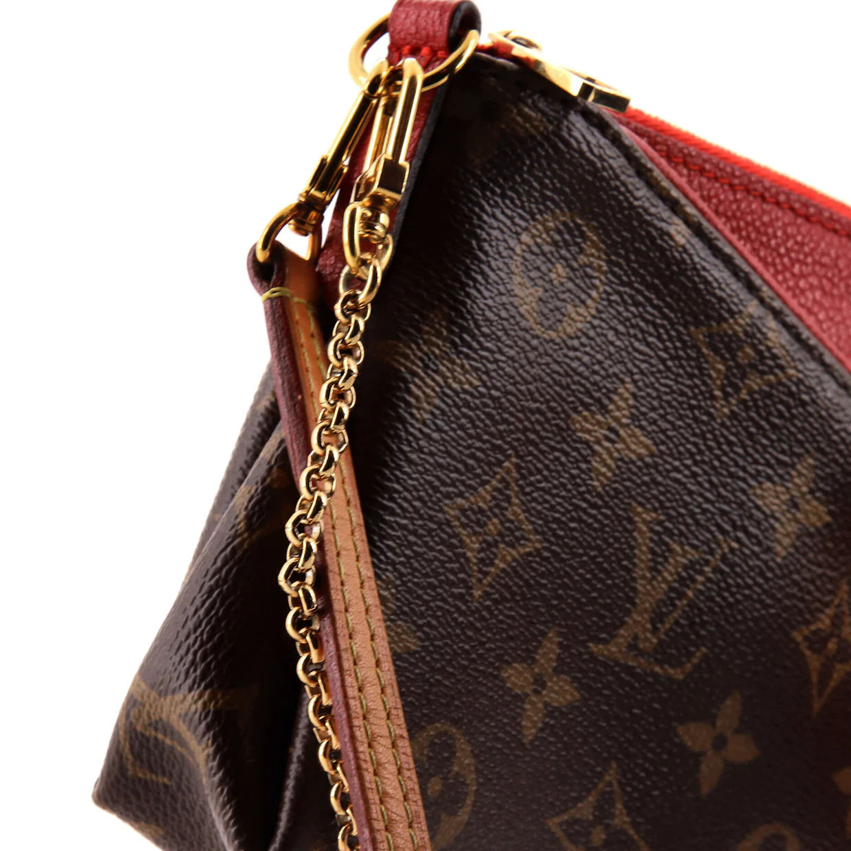 Pallas Clutch Monogram Canvas with Leather - Deep Luxury