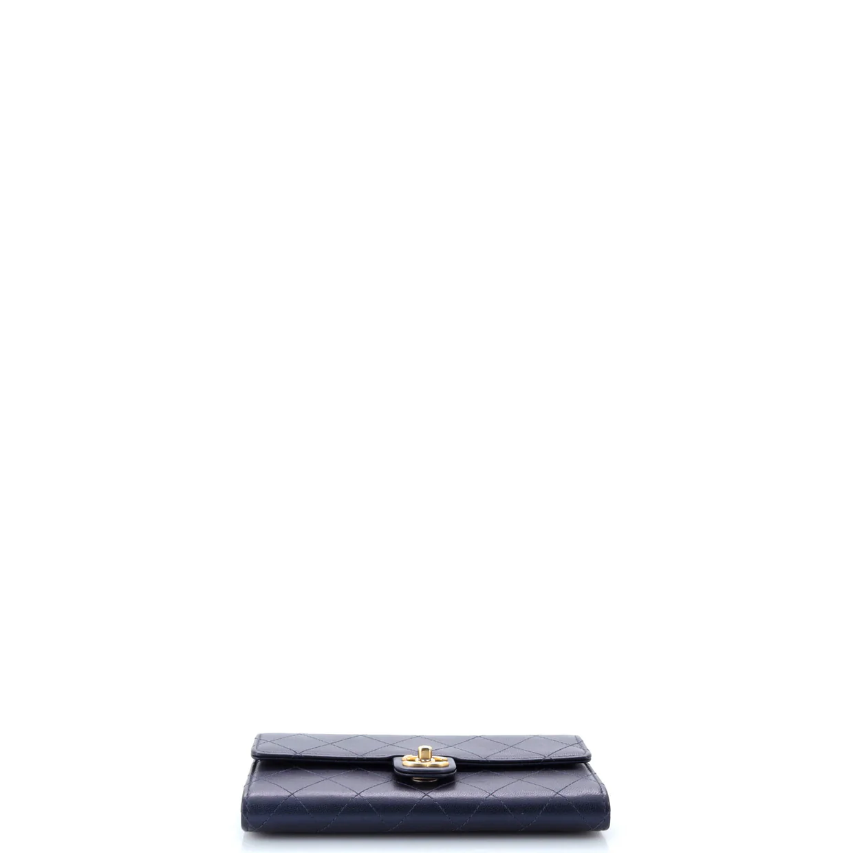 Chic Pearls Clutch with Chain Quilted Goatskin - Deep Luxury