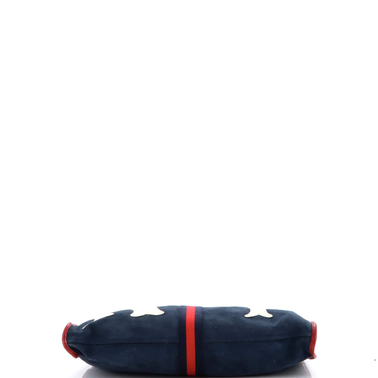 Rajah Chain Tote Suede with Applique Large - Deep Luxury