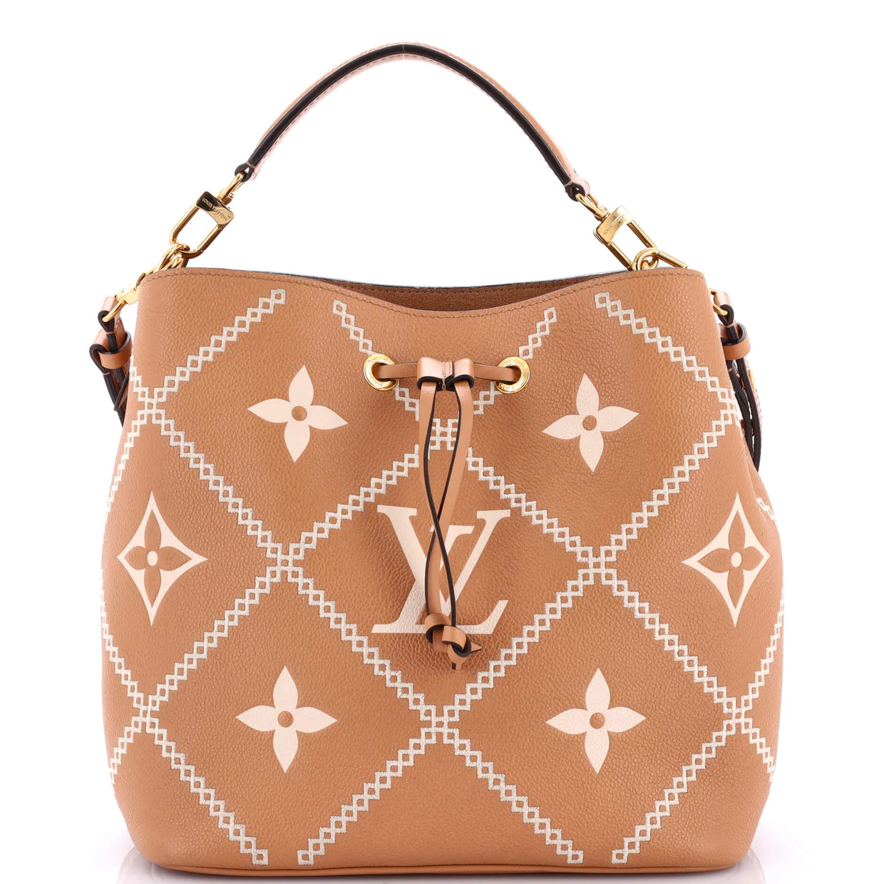 NeoNoe Handbag Monogram Empreinte Giant Broderies MM - Deep Luxury