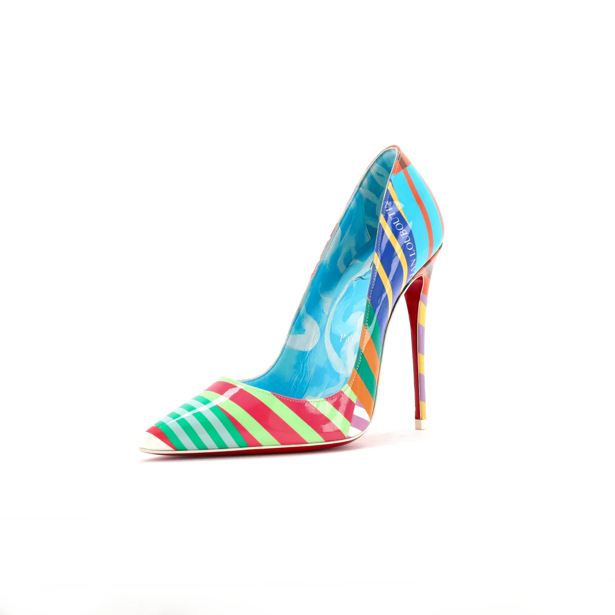 Women's So Kate Pumps Printed Patent 120 - Deep Luxury
