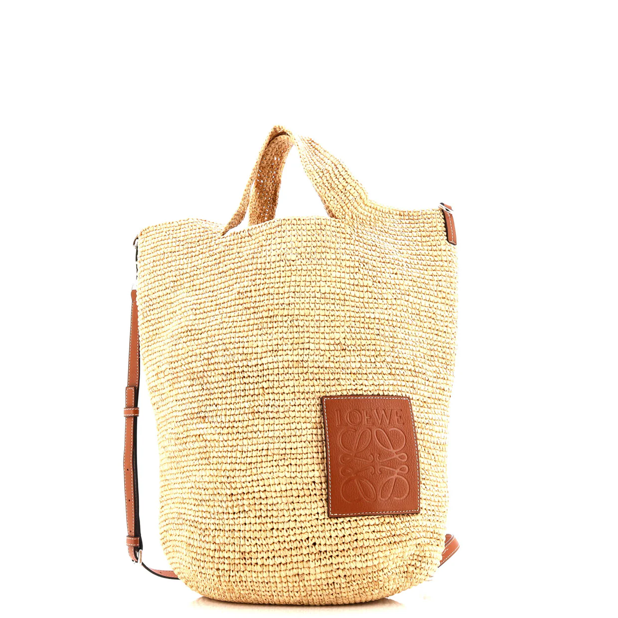 Slit Tote Straw Large - Deep Luxury