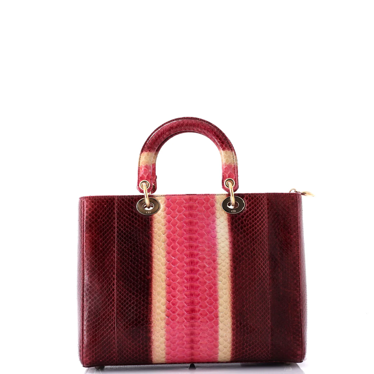 Lady Dior Bag Python Large - Deep Luxury
