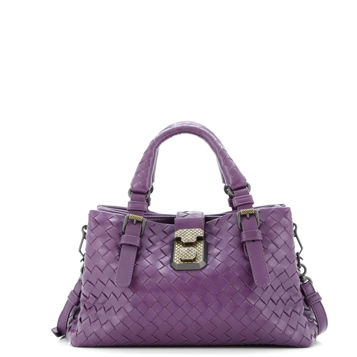 Roma Bag Intrecciato Nappa Mini - Deep Luxury