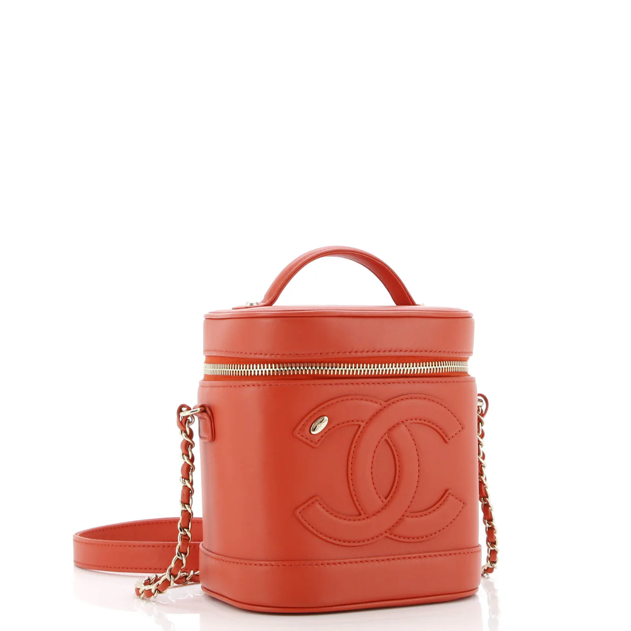 CC Mania Vanity Case Lambskin - Deep Luxury