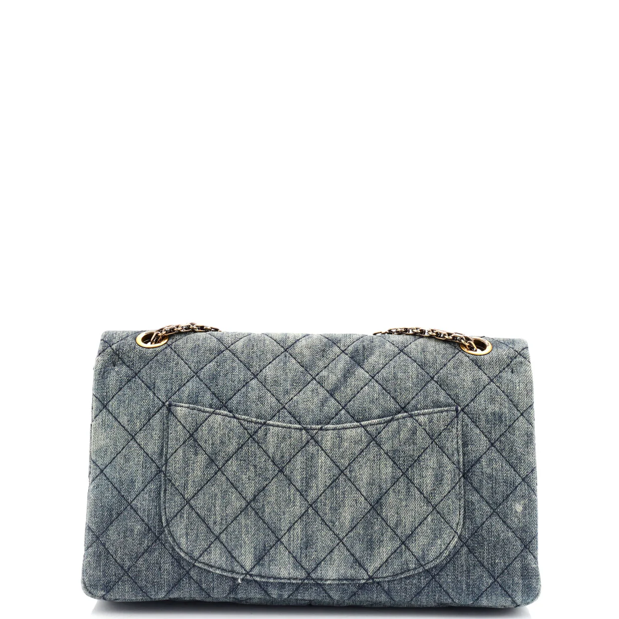 Reissue 2.55 Flap Bag Quilted Denim 227 - Deep Luxury
