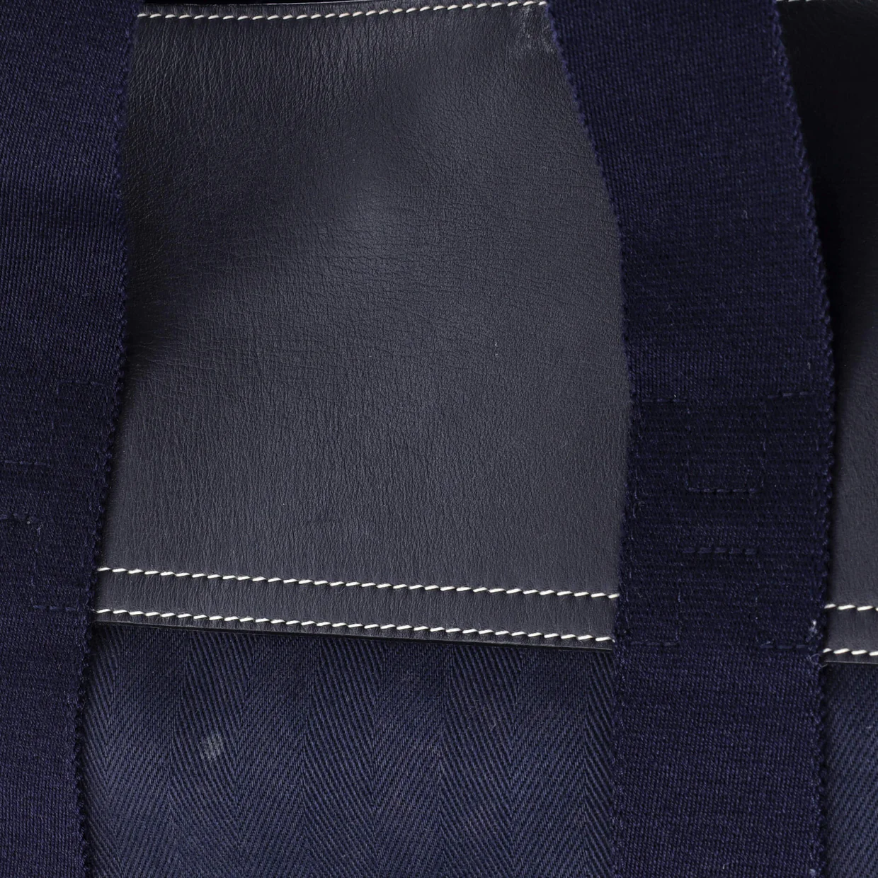 Valparaiso Bag Toile and Leather MM - Deep Luxury