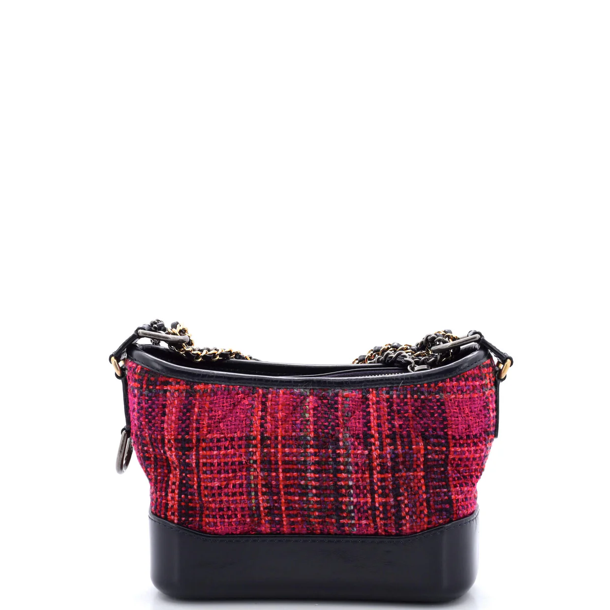 Gabrielle Hobo Quilted Tweed and Calfskin Small - Deep Luxury