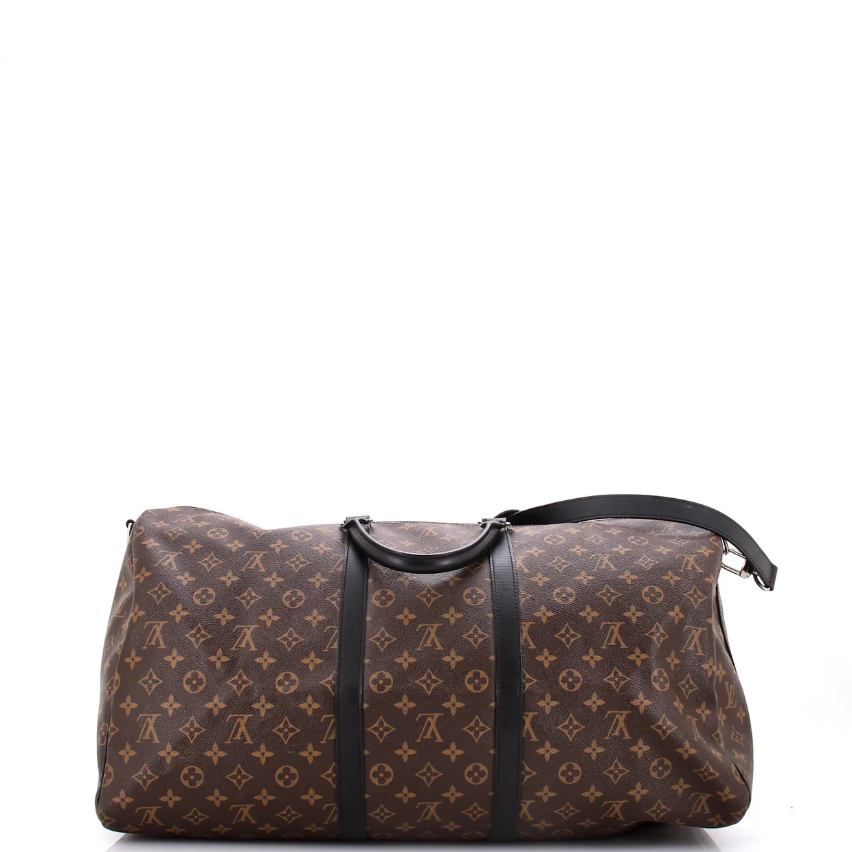 Keepall Bandouliere Bag Macassar Monogram Canvas 55 - Deep Luxury