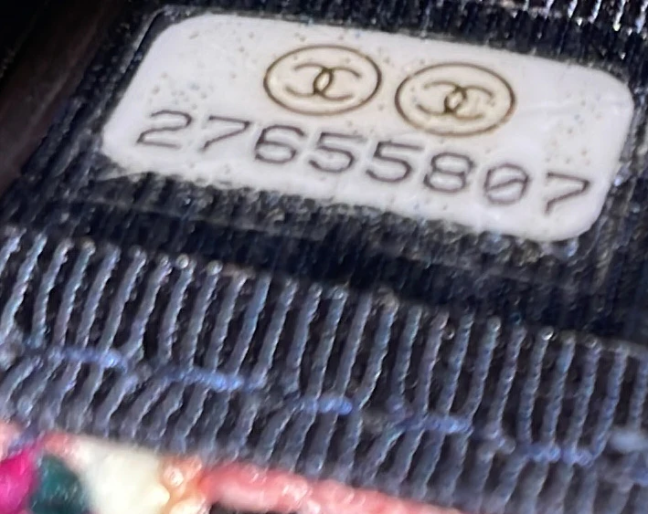 Reissue 2.55 Wallet on Chain Quilted Tweed - Deep Luxury