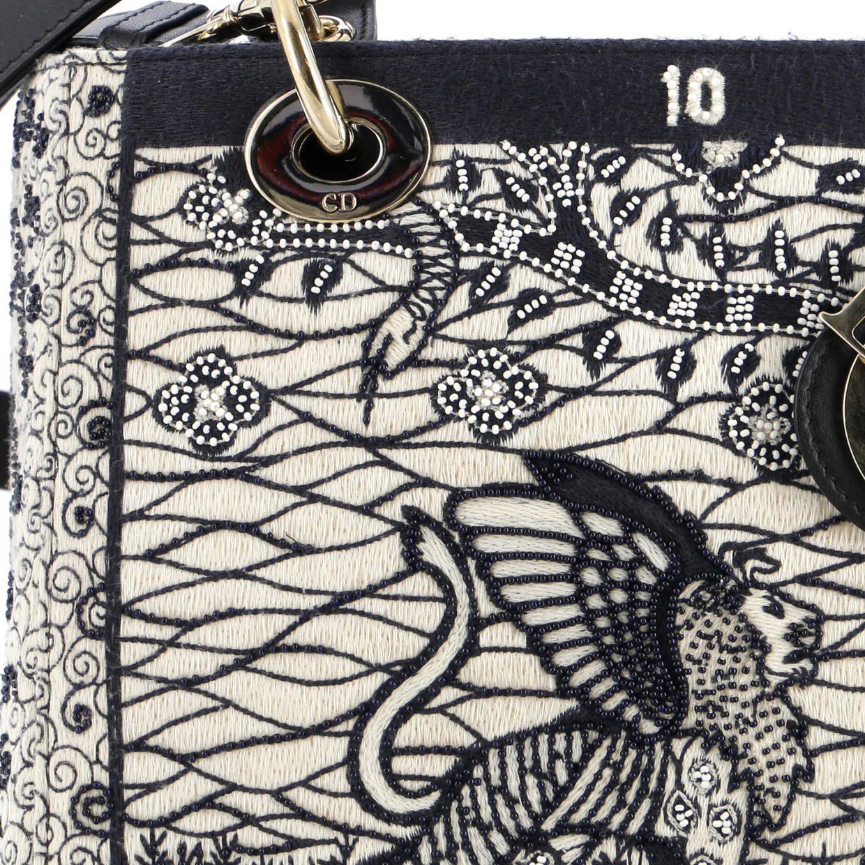 Tarot Lady Dior Bag Embellished Canvas Medium - Deep Luxury