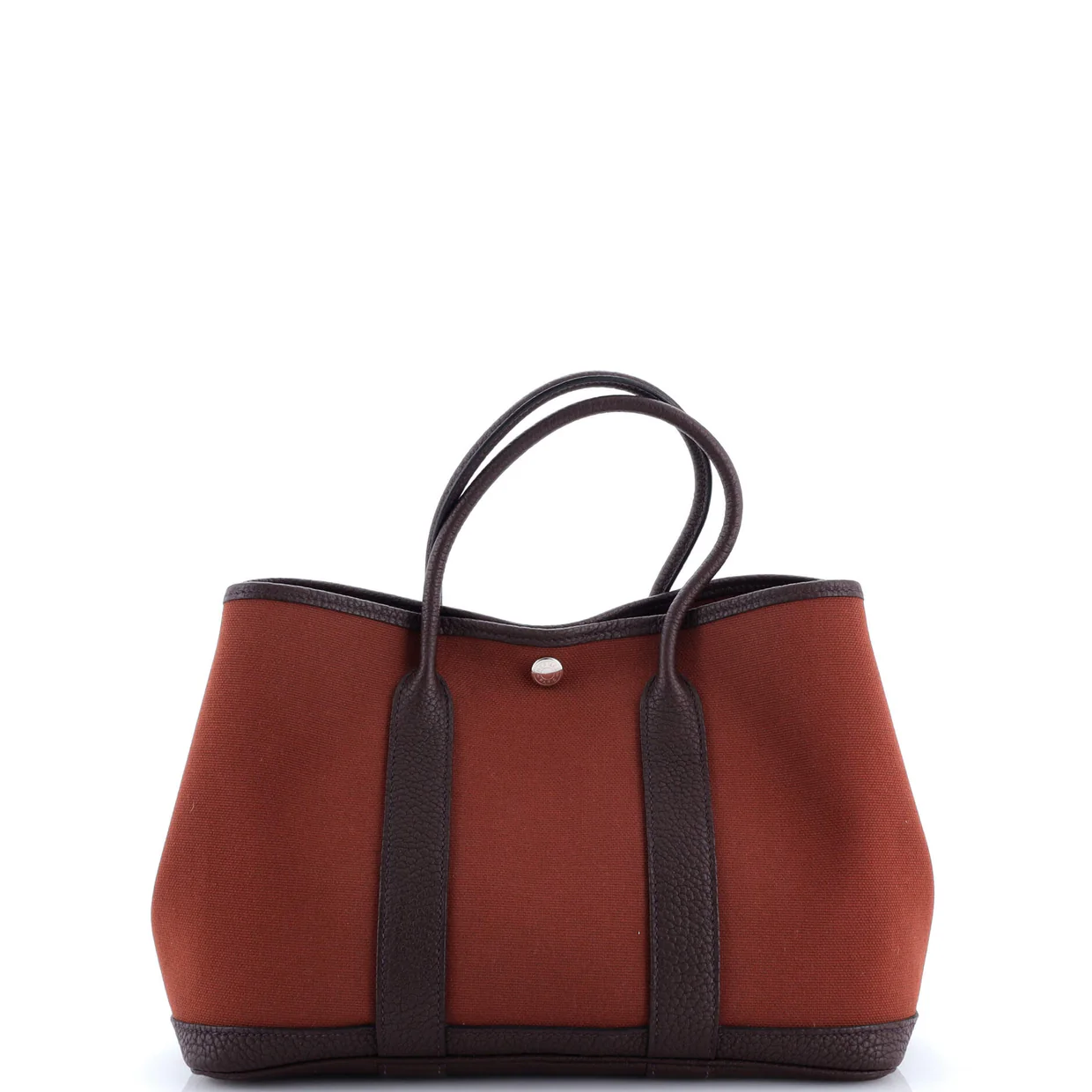 Garden Party Tote Toile and Leather 30 - Deep Luxury