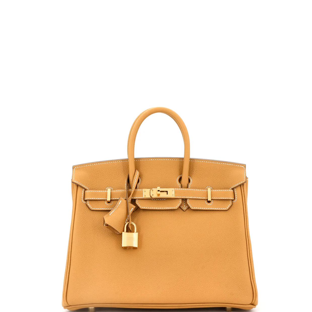 Birkin Handbag Natural Sable Maurice with Gold Hardware 25 - Deep Luxury