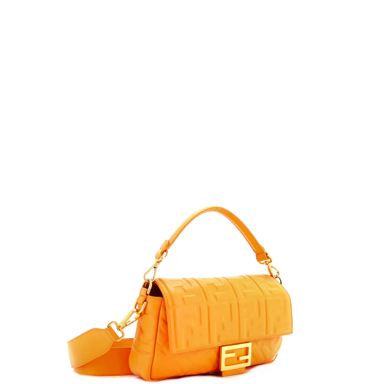 Baguette NM Bag Zucca Embossed Leather Medium - Deep Luxury