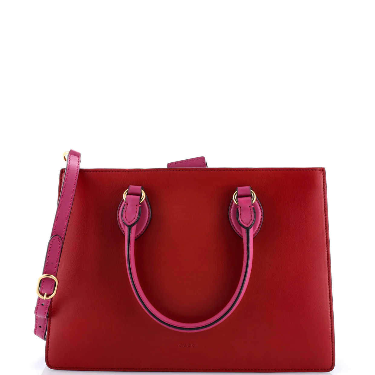 Convertible Gusset Tote Leather Medium - Deep Luxury