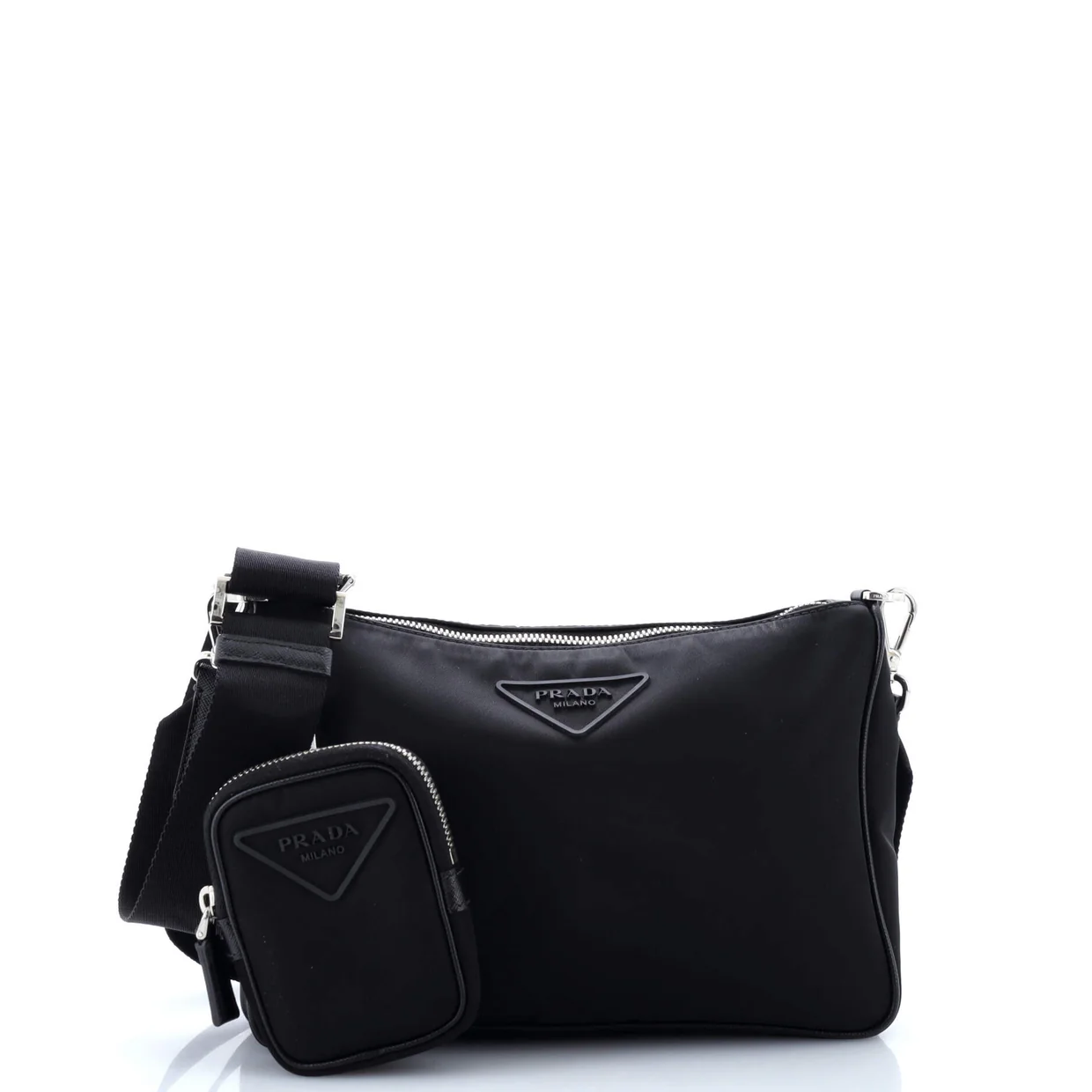 Re-Edition Zip Messenger Bag Re-Nylon Small - Deep Luxury