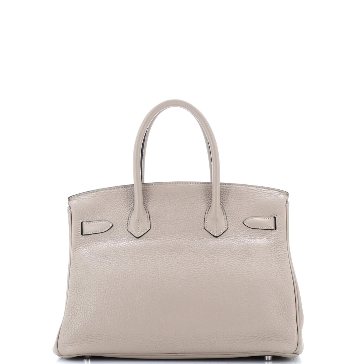 Birkin Handbag Grey Clemence with Palladium Hardware 30 - Deep Luxury